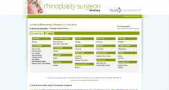 Desktop Screenshot of cosmeticnosesurgeons.com