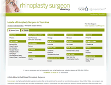 Tablet Screenshot of cosmeticnosesurgeons.com